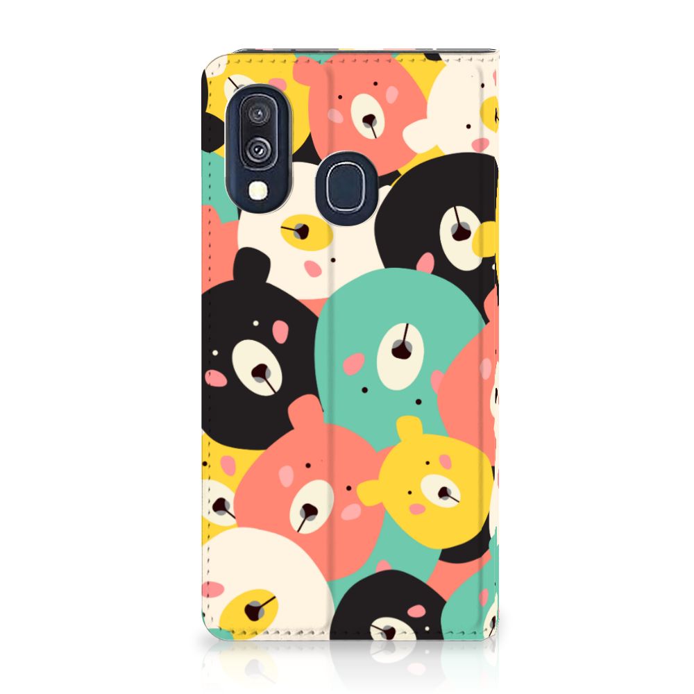 Samsung Galaxy A40 Magnet Case Bears