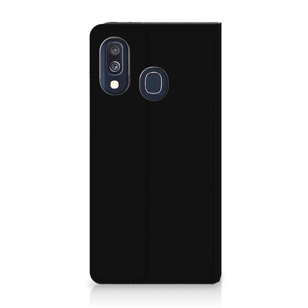 Samsung Galaxy A40 Magnet Case Boho Text
