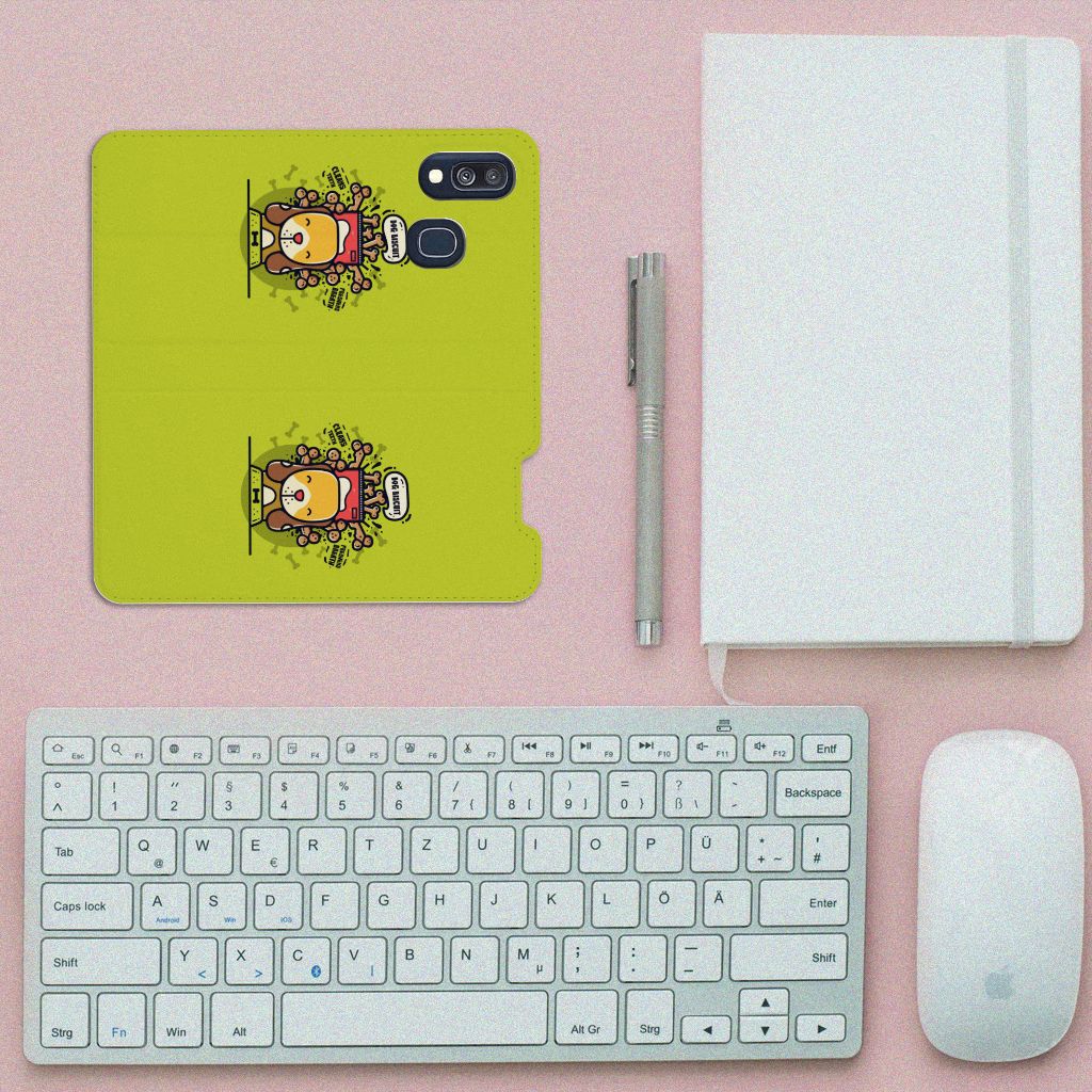 Samsung Galaxy A40 Magnet Case Doggy Biscuit