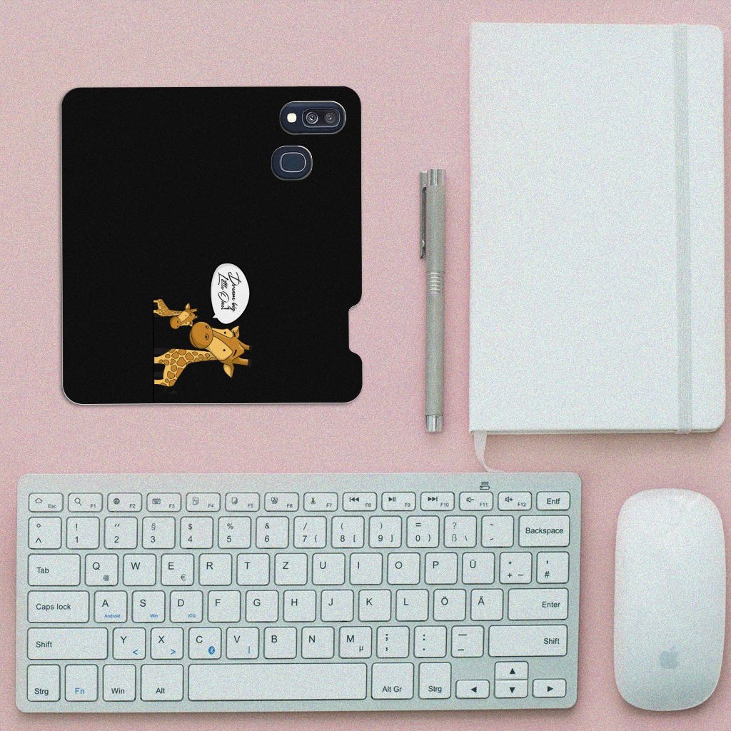 Samsung Galaxy A40 Magnet Case Giraffe