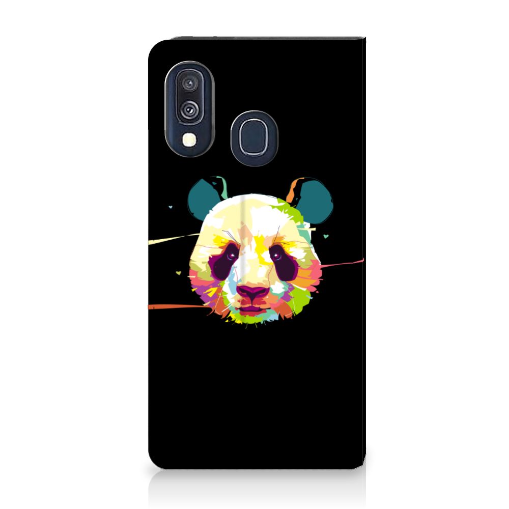 Samsung Galaxy A40 Magnet Case Panda Color