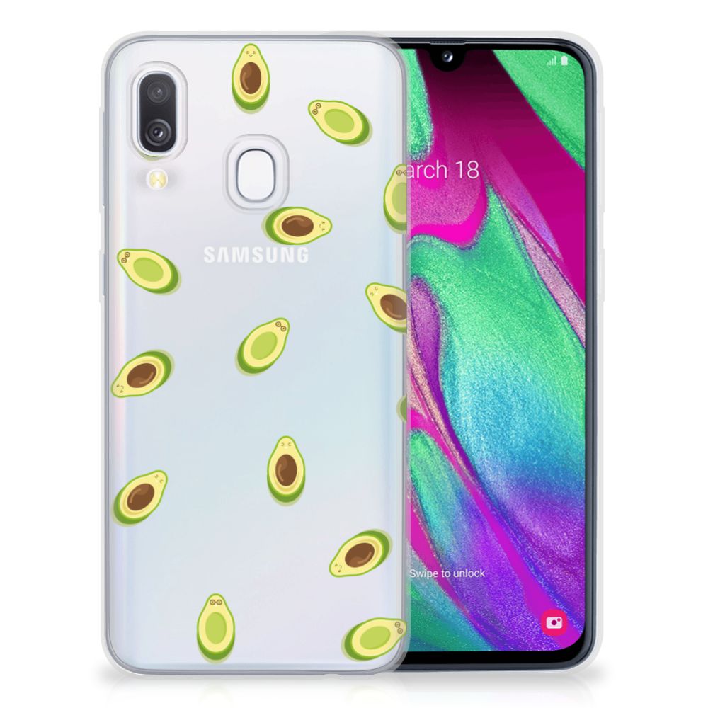 Samsung Galaxy A40 Siliconen Case Avocado