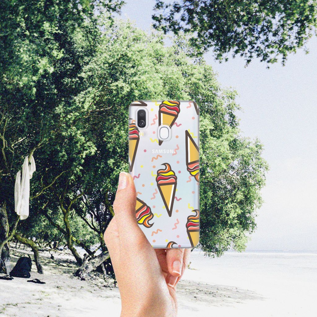 Samsung Galaxy A40 Siliconen Case Icecream