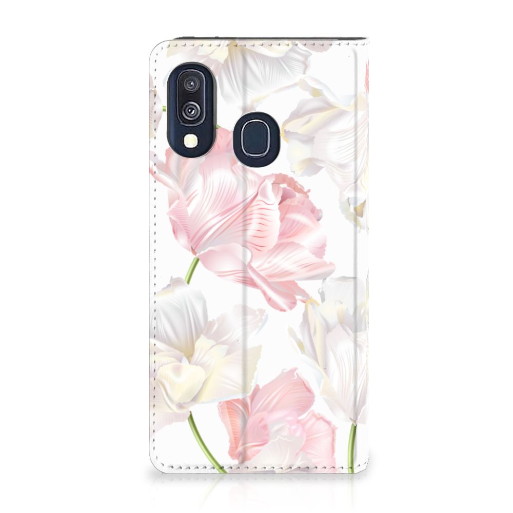 Samsung Galaxy A40 Smart Cover Lovely Flowers
