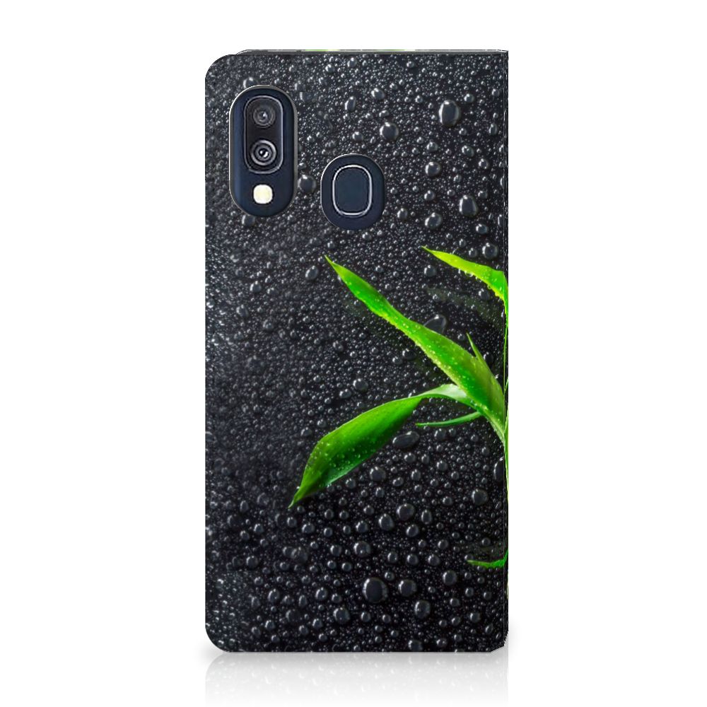 Samsung Galaxy A40 Smart Cover Orchidee