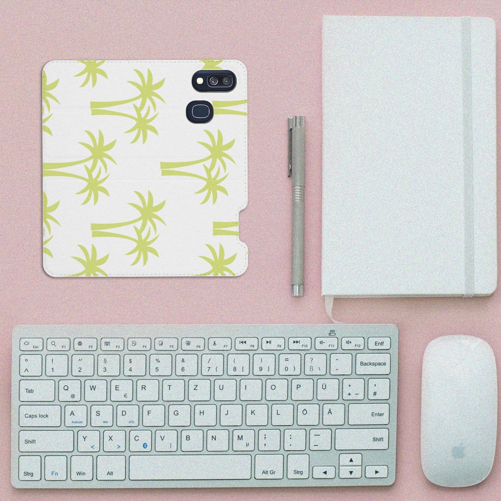 Samsung Galaxy A40 Smart Cover Palmtrees