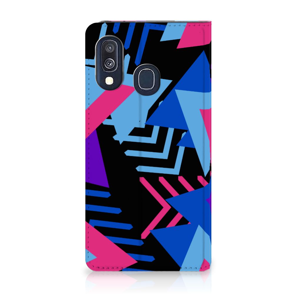Samsung Galaxy A40 Stand Case Funky Triangle