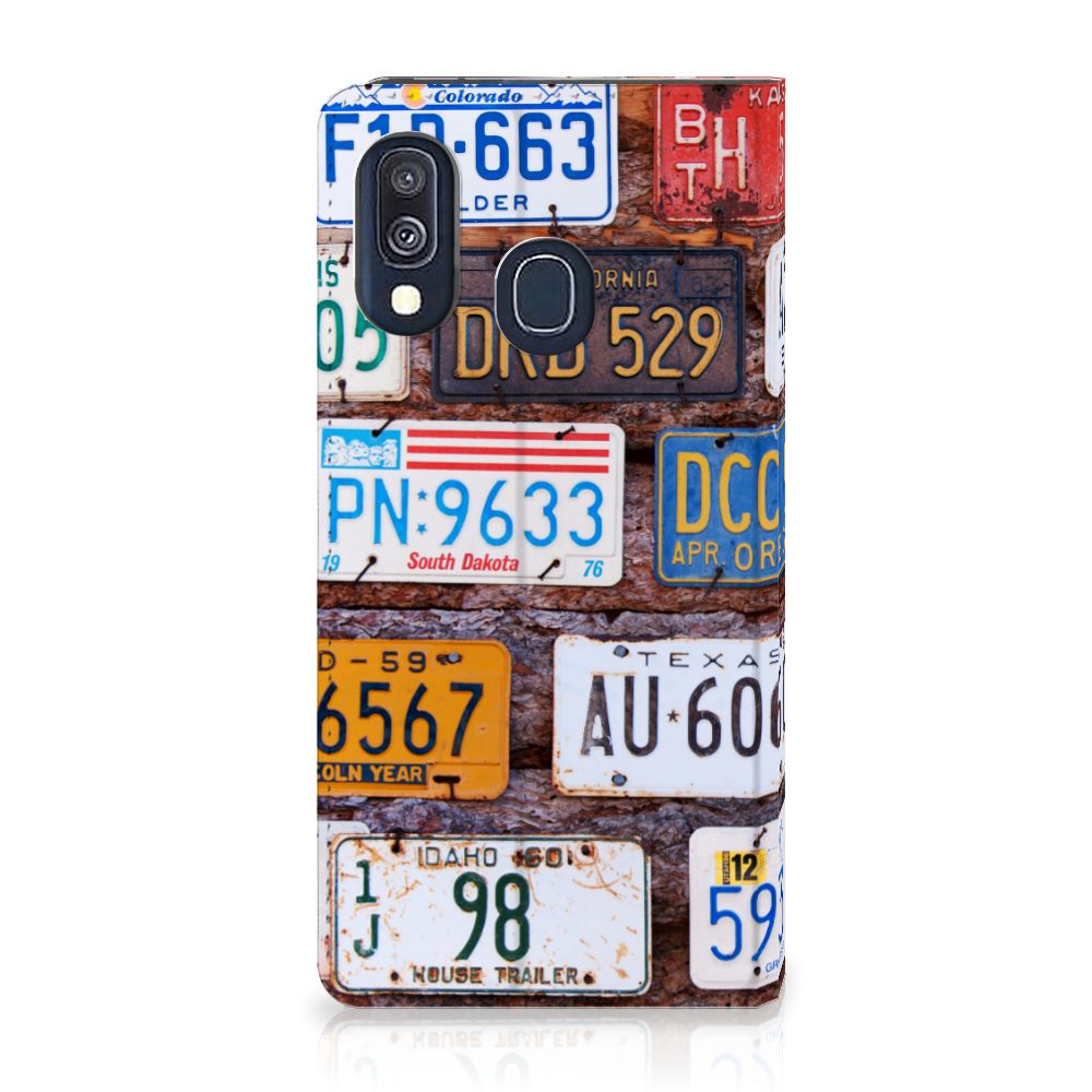Samsung Galaxy A40 Stand Case Kentekenplaten