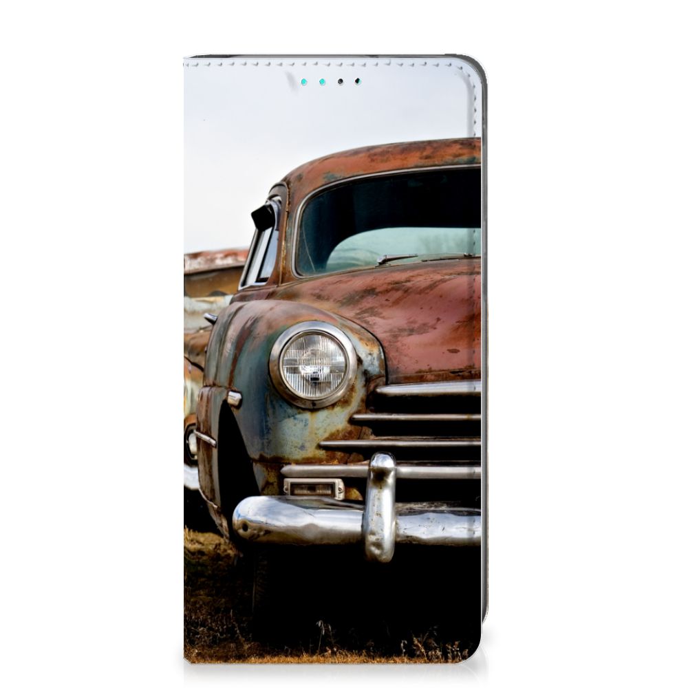 Samsung Galaxy A40 Stand Case Vintage Auto