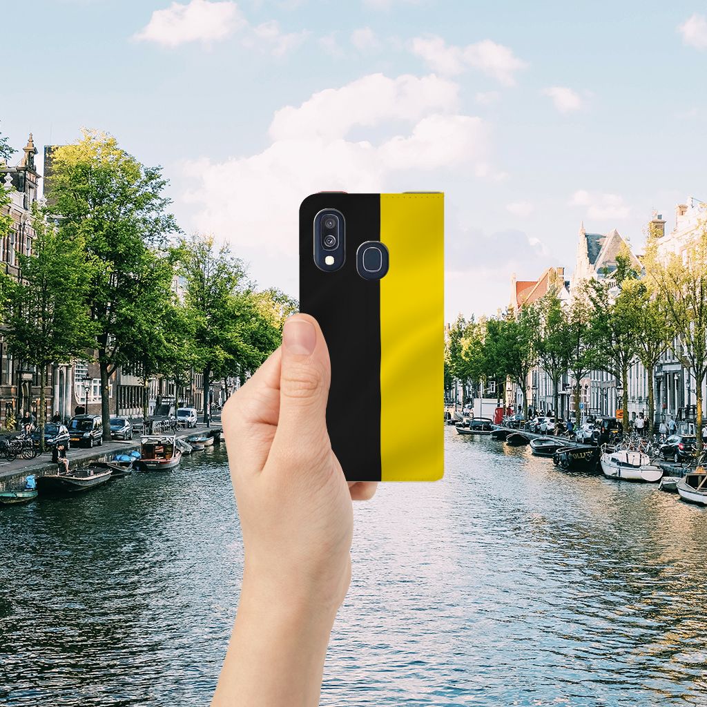 Samsung Galaxy A40 Standcase Belgische Vlag - B2C Telecom