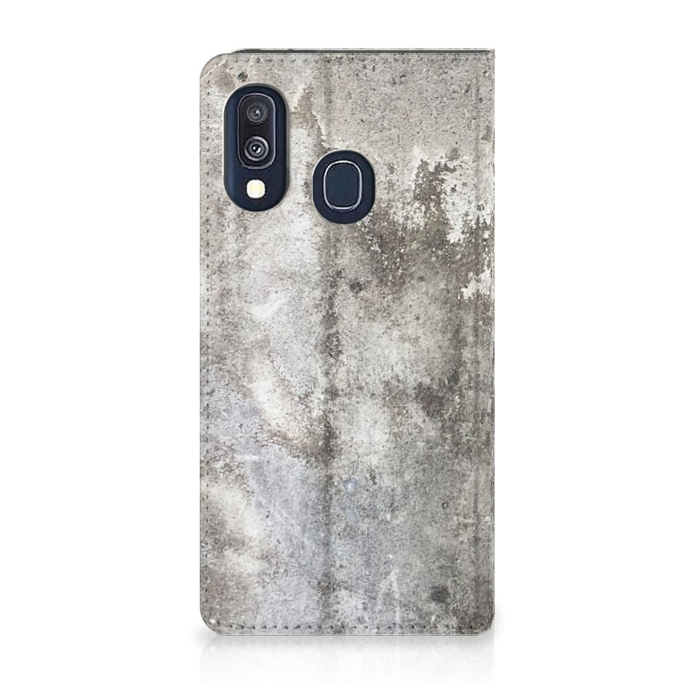 Samsung Galaxy A40 Standcase Beton Print