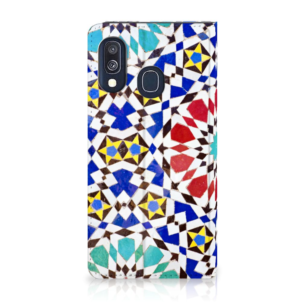 Samsung Galaxy A40 Standcase Mozaïek