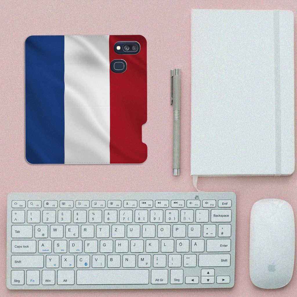 Samsung Galaxy A40 Standcase Nederlandse Vlag - B2C Telecom