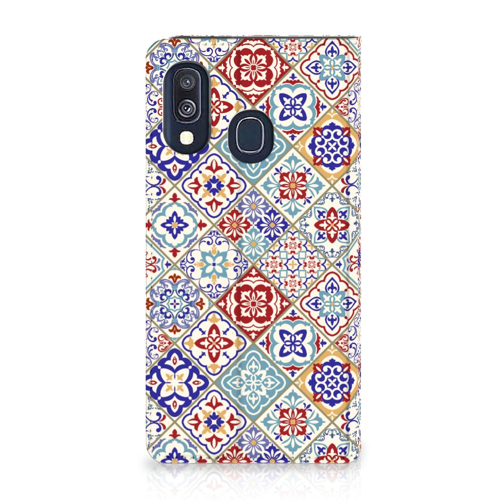 Samsung Galaxy A40 Standcase Tiles Color