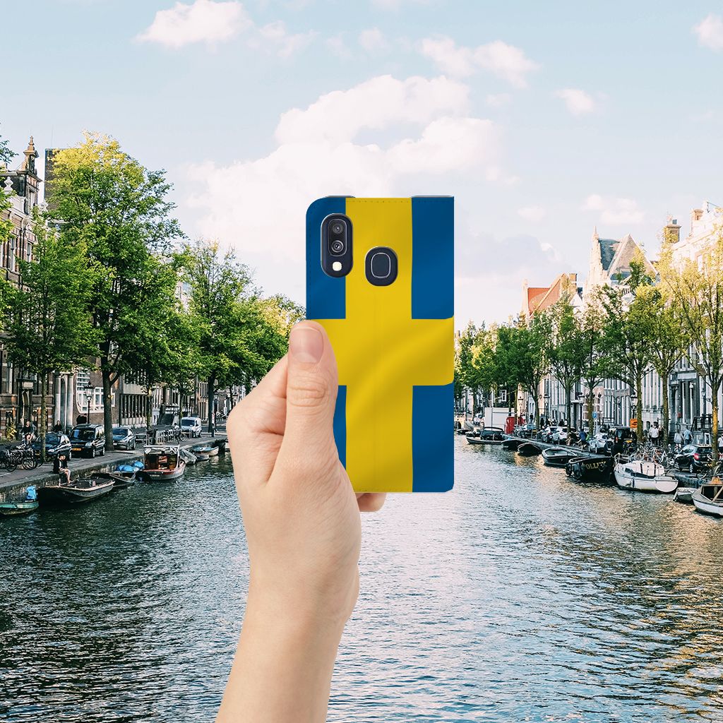 Samsung Galaxy A40 Standcase Zweden