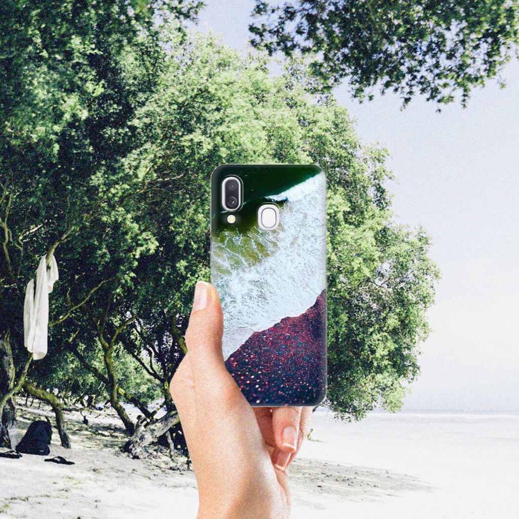 Samsung Galaxy A40 TPU Hoesje Sea in Space