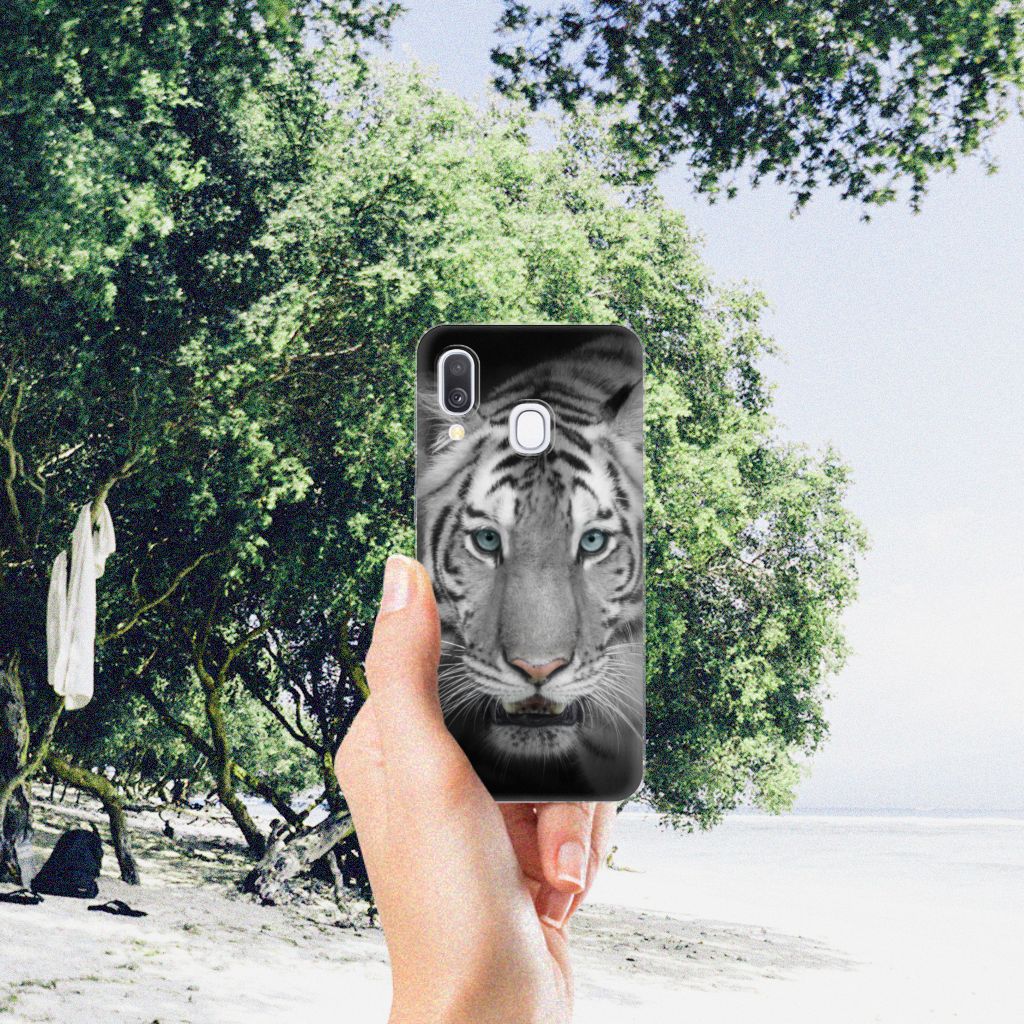 Samsung Galaxy A40 TPU Hoesje Tijger