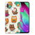 Samsung Galaxy A40 TPU Hoesje Vrolijke Uilen