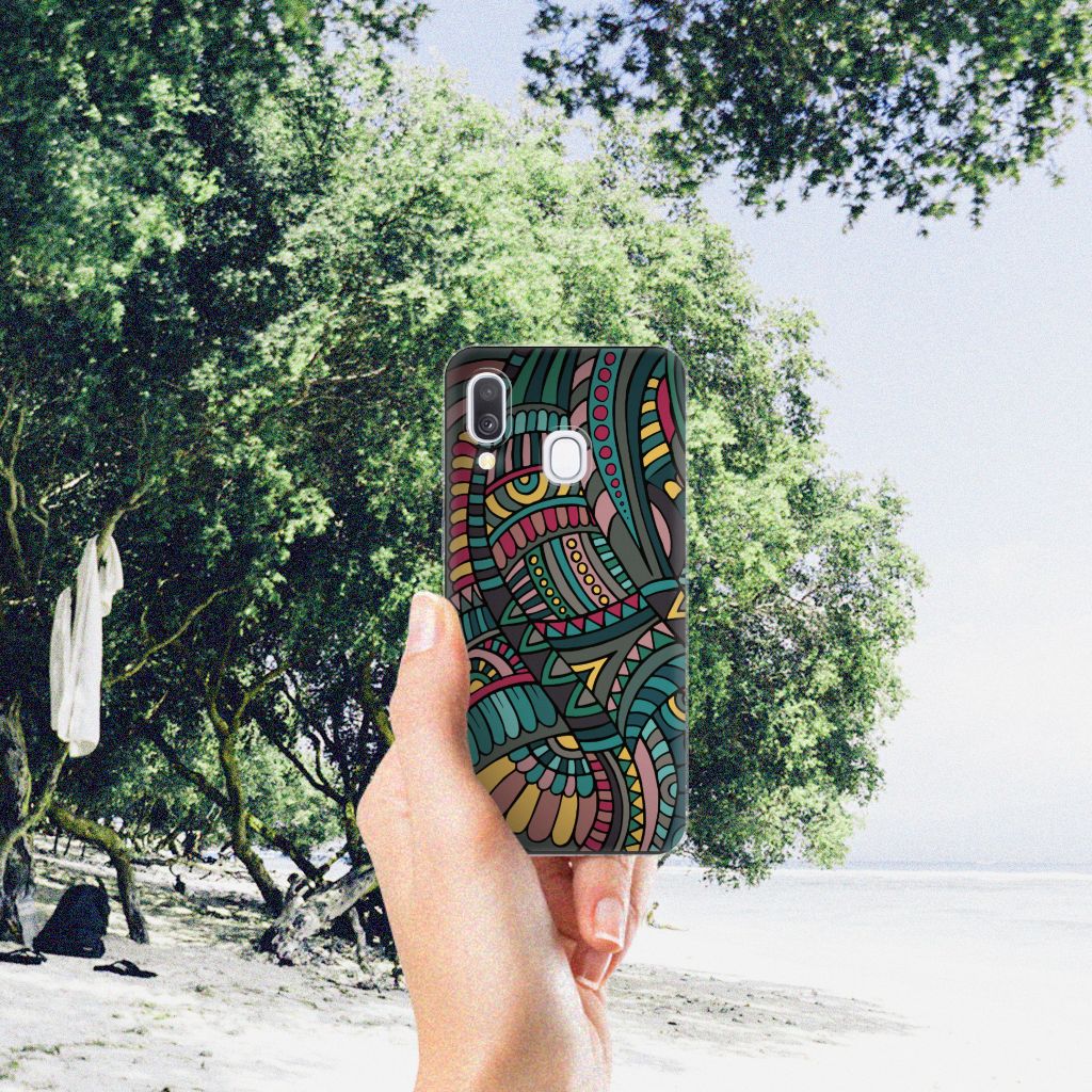 Samsung Galaxy A40 TPU bumper Aztec