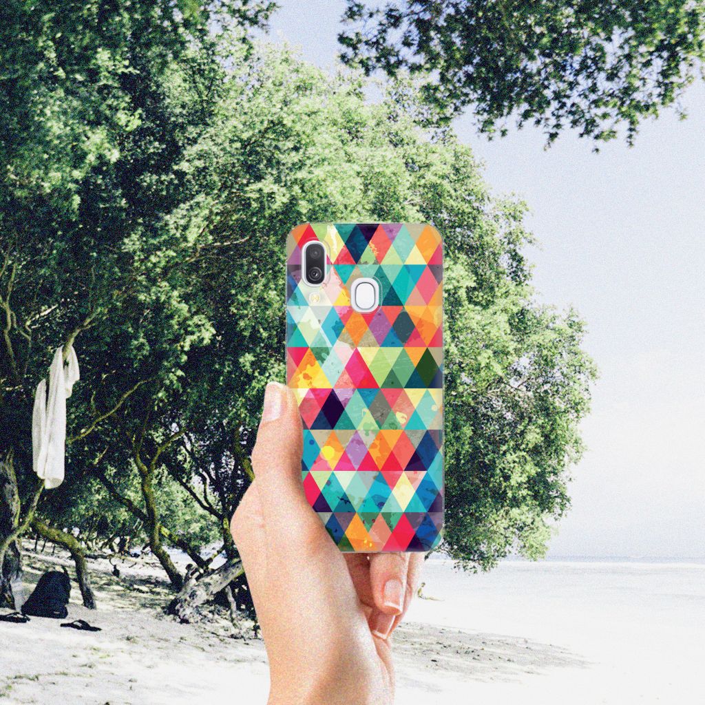 Samsung Galaxy A40 TPU bumper Geruit