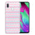 Samsung Galaxy A40 TPU bumper Waves Roze