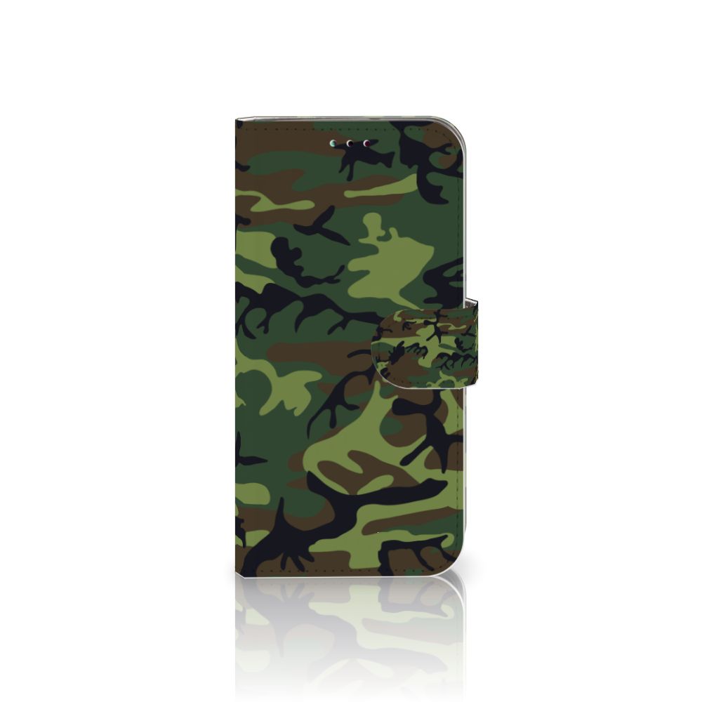 Samsung Galaxy A40 Telefoon Hoesje Army Dark