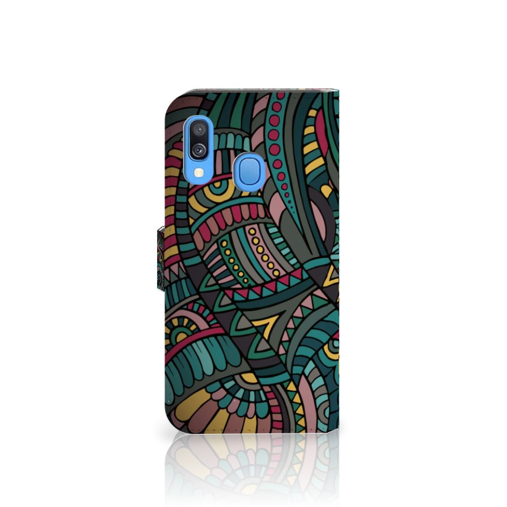 Samsung Galaxy A40 Telefoon Hoesje Aztec