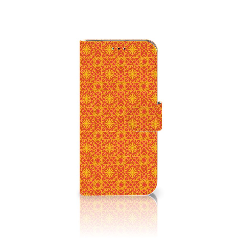 Samsung Galaxy A40 Telefoon Hoesje Batik Oranje