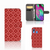 Samsung Galaxy A40 Telefoon Hoesje Batik Rood