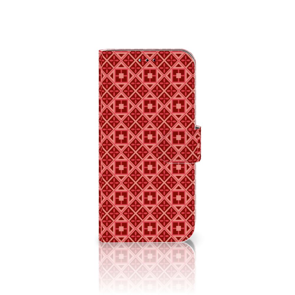 Samsung Galaxy A40 Telefoon Hoesje Batik Rood