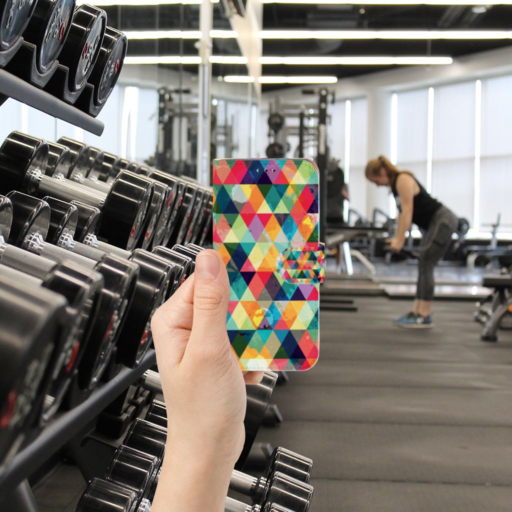 Samsung Galaxy A40 Telefoon Hoesje Geruit