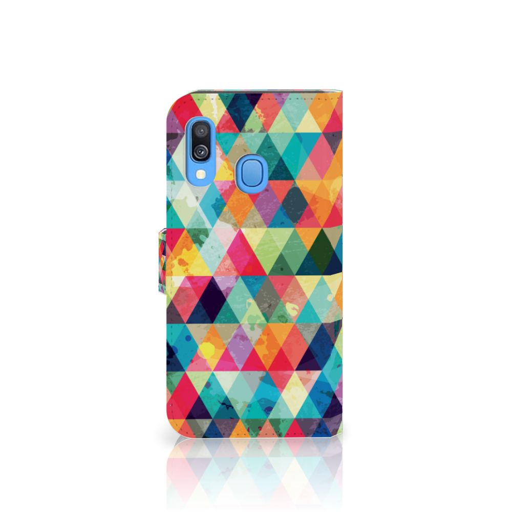 Samsung Galaxy A40 Telefoon Hoesje Geruit