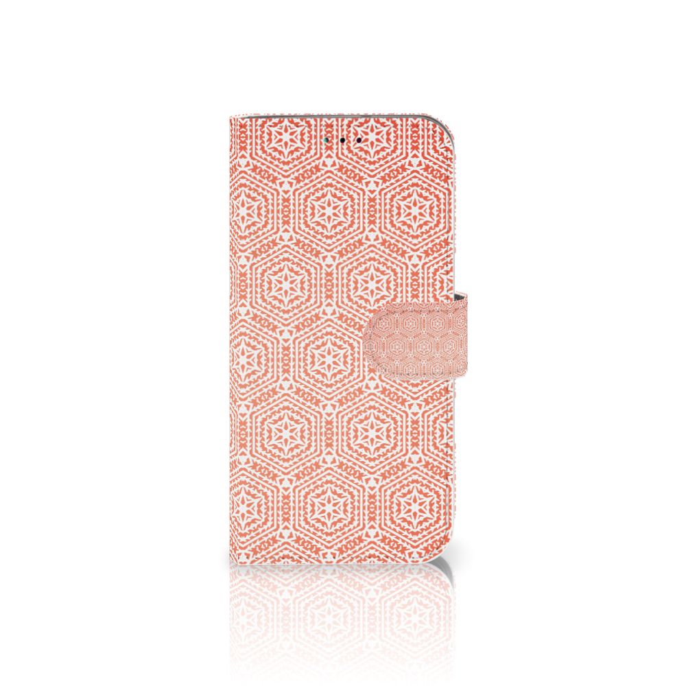 Samsung Galaxy A40 Telefoon Hoesje Pattern Orange