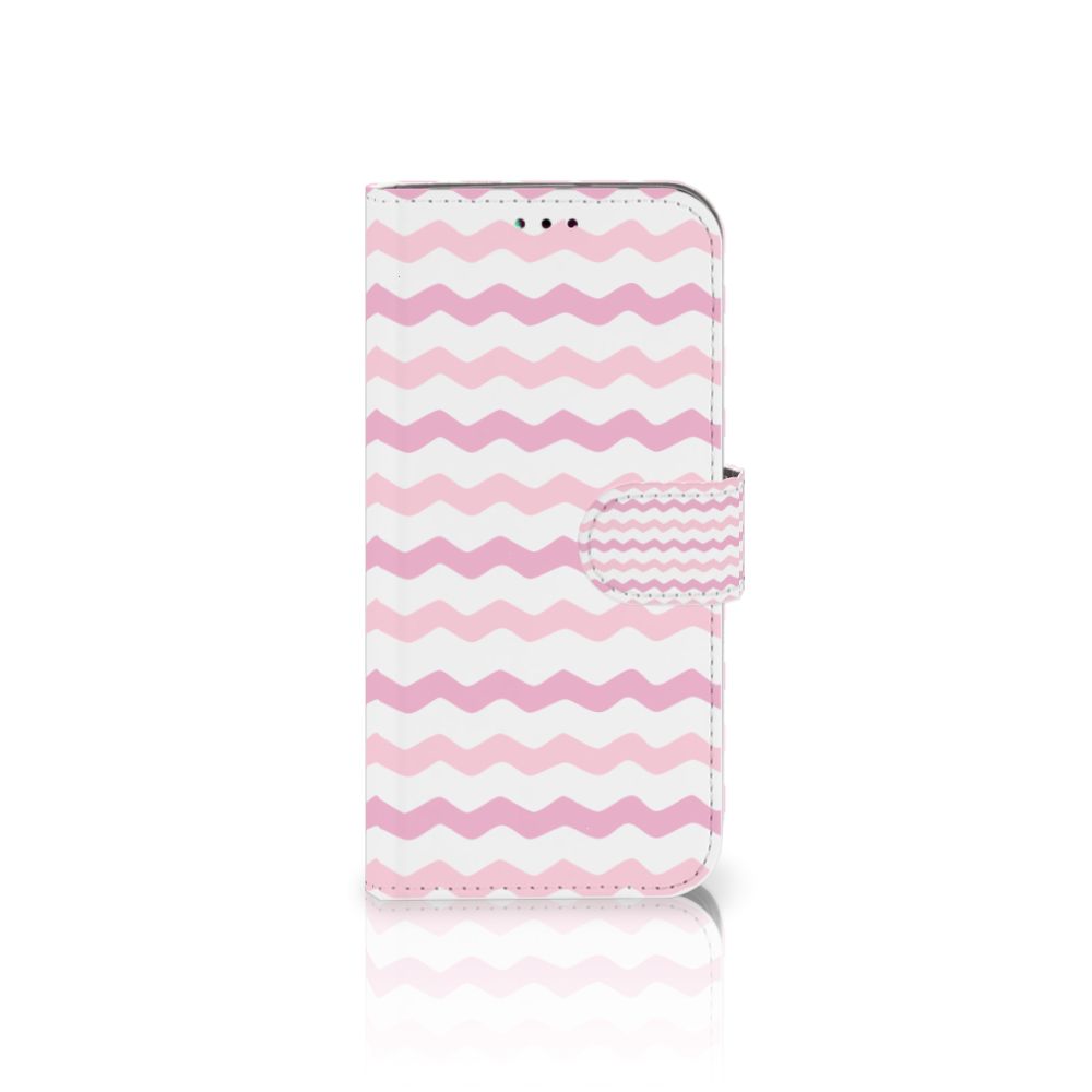 Samsung Galaxy A40 Telefoon Hoesje Waves Roze