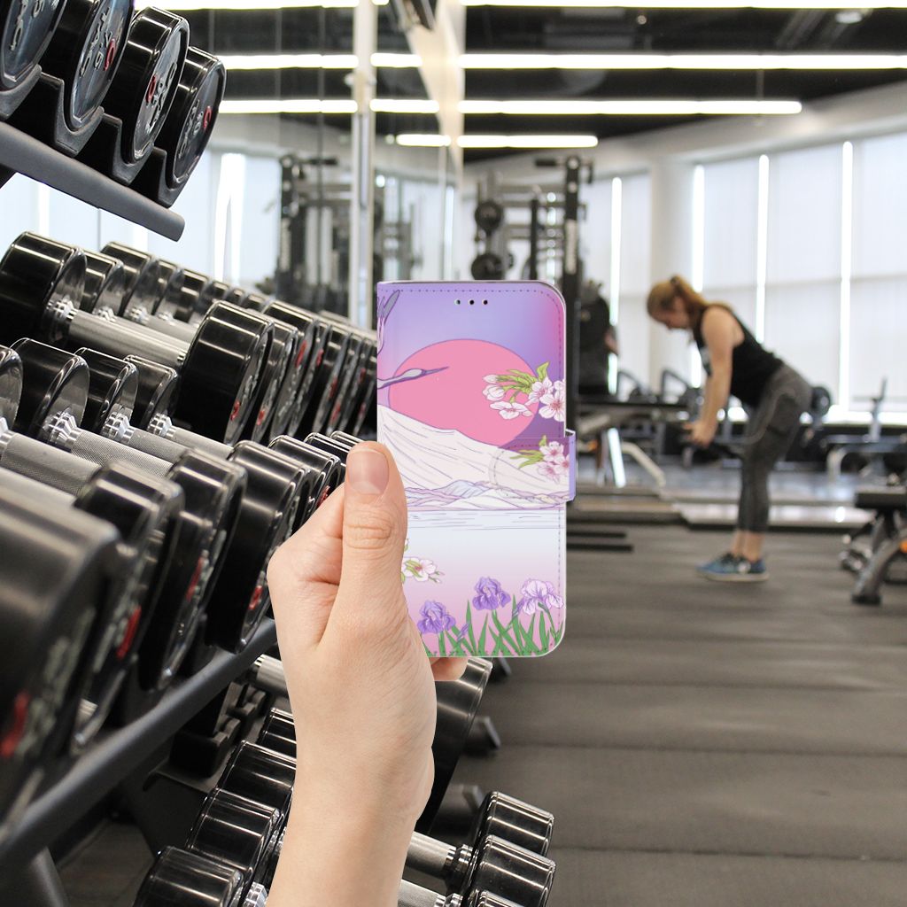 Samsung Galaxy A40 Telefoonhoesje met Pasjes Bird Flying