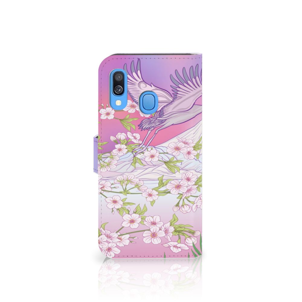 Samsung Galaxy A40 Telefoonhoesje met Pasjes Bird Flying