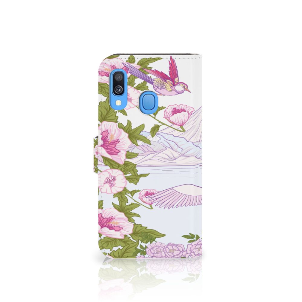 Samsung Galaxy A40 Telefoonhoesje met Pasjes Bird Standing