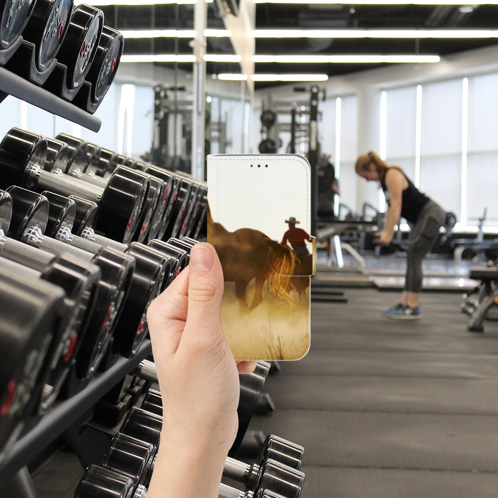 Samsung Galaxy A40 Telefoonhoesje met Pasjes Design Cowboy