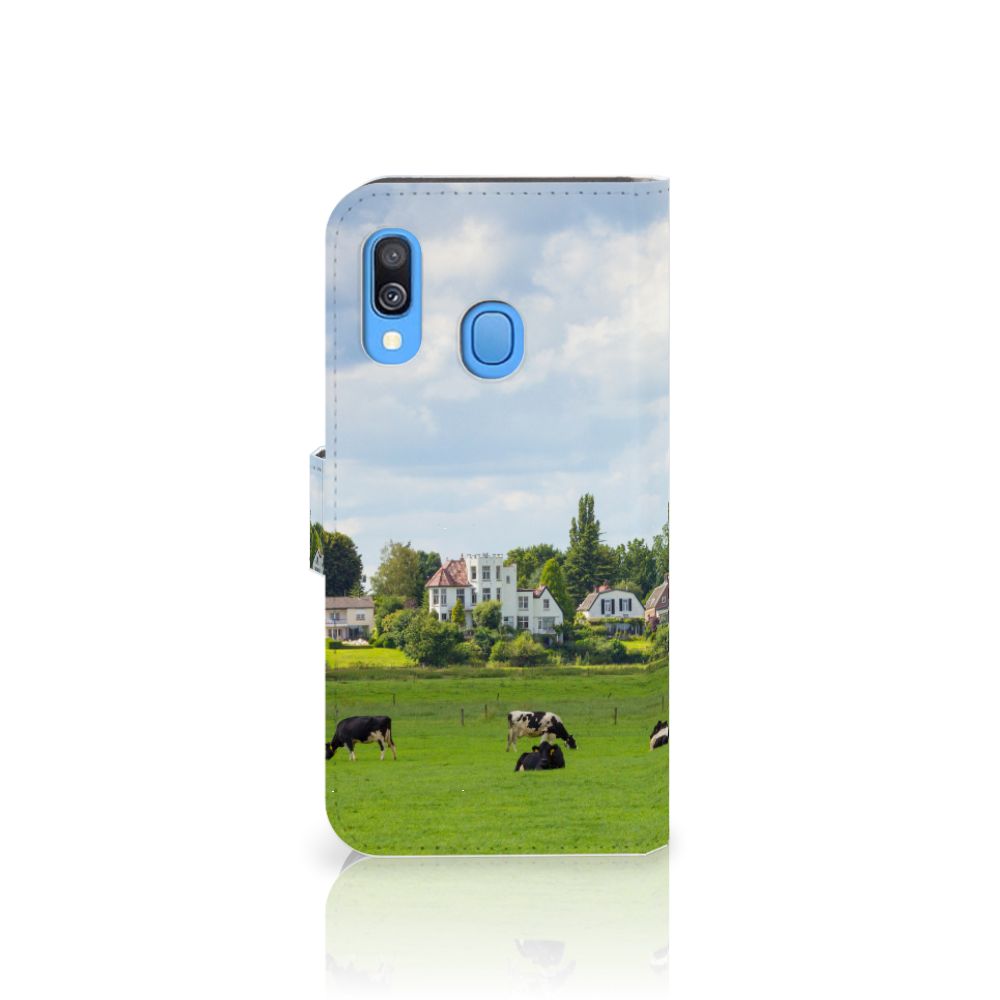Samsung Galaxy A40 Telefoonhoesje met Pasjes Koeien