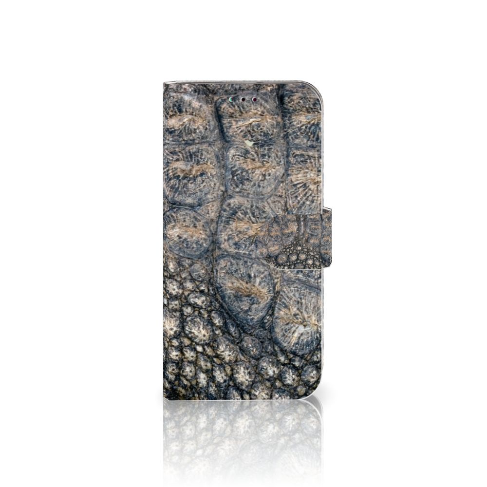 Samsung Galaxy A40 Telefoonhoesje met Pasjes Krokodillenprint