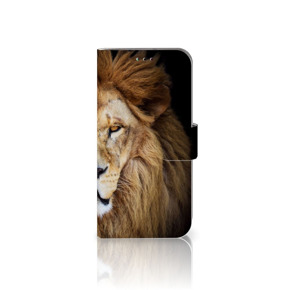 Samsung Galaxy A40 Telefoonhoesje met Pasjes Leeuw