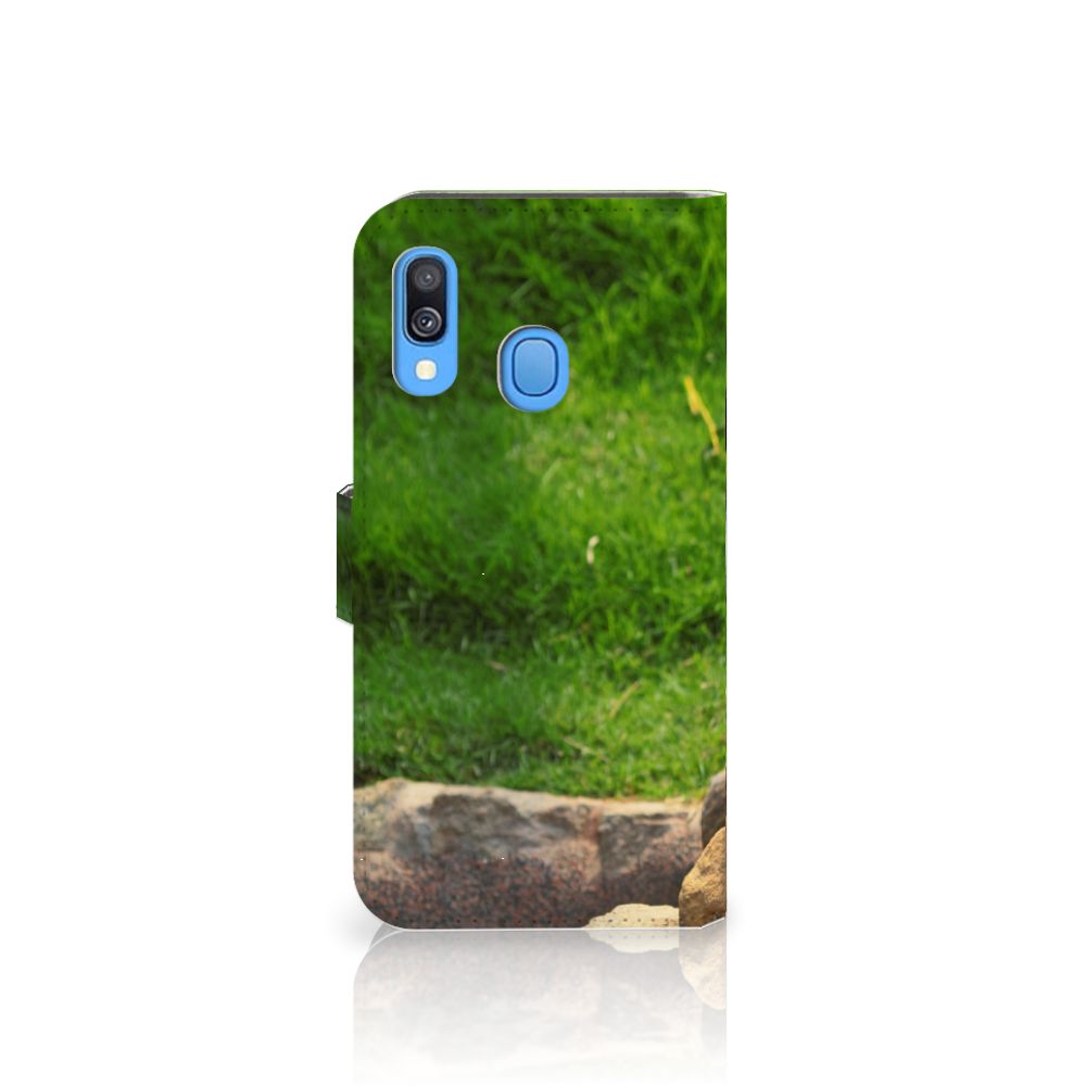 Samsung Galaxy A40 Telefoonhoesje met Pasjes Panda