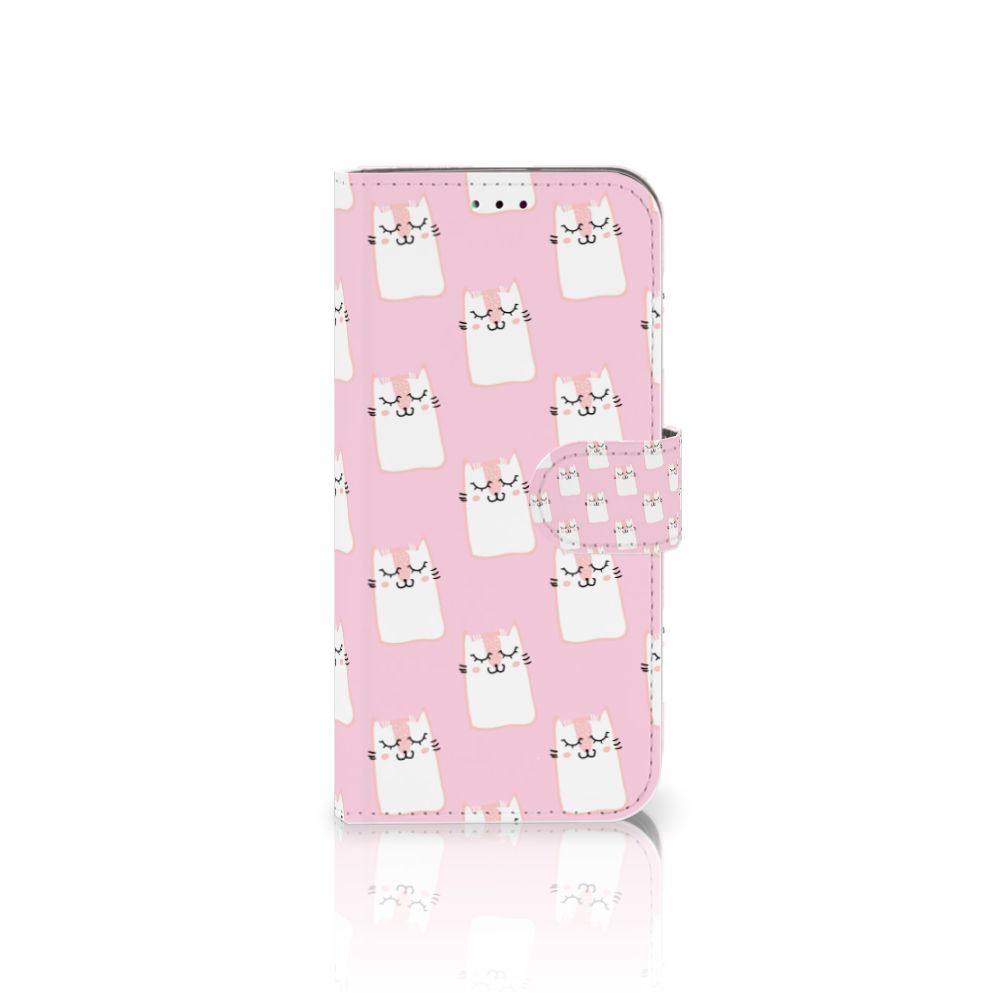 Samsung Galaxy A40 Telefoonhoesje met Pasjes Sleeping Cats