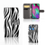 Samsung Galaxy A40 Telefoonhoesje met Pasjes Zebra