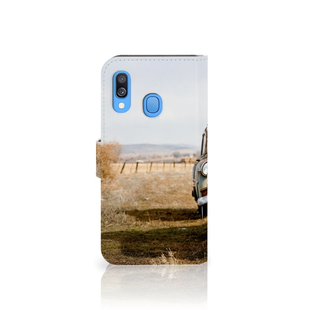 Samsung Galaxy A40 Telefoonhoesje met foto Vintage Auto