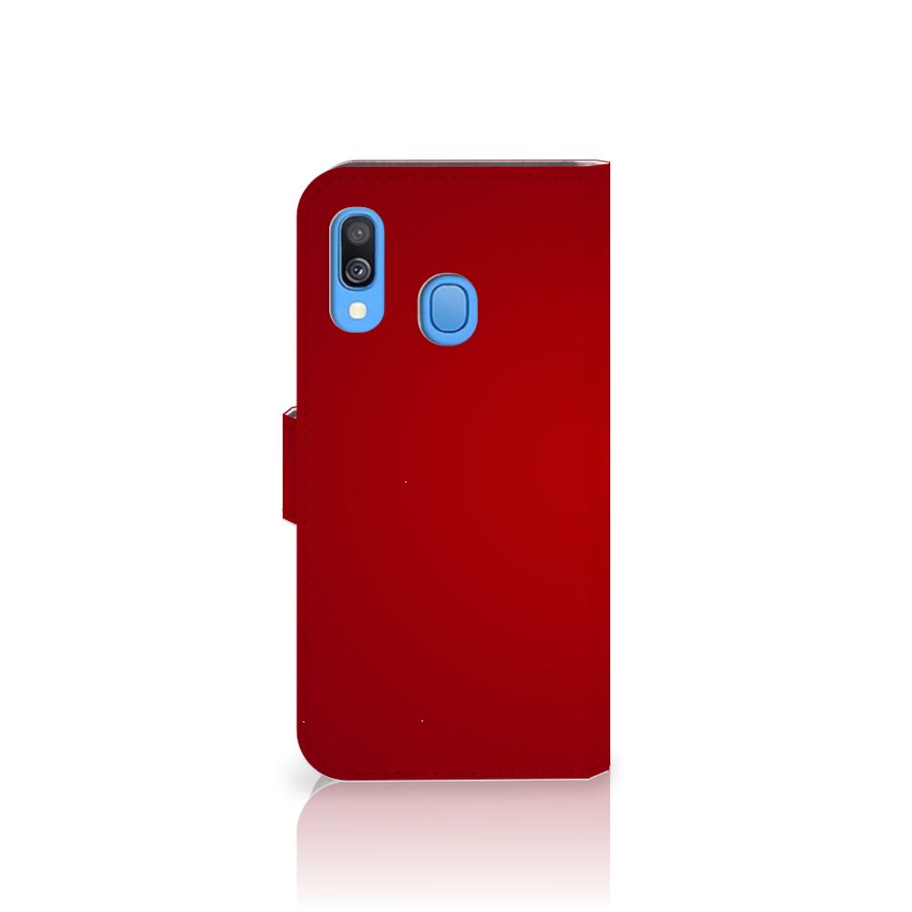 Samsung Galaxy A40 Wallet Case met Pasjes Liefde - Origineel Romantisch Cadeau