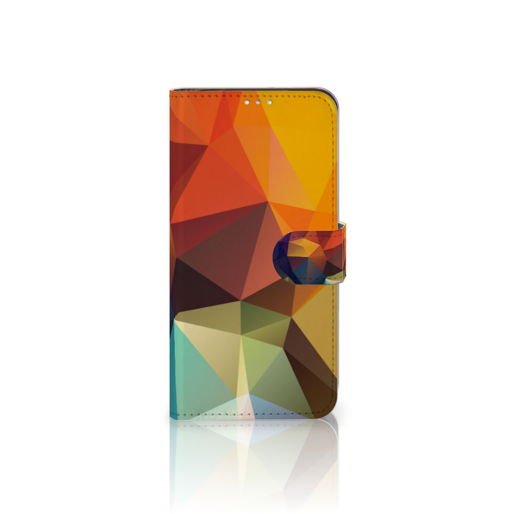 Samsung Galaxy A41 Book Case Polygon Color boekcase asymmetrisch ontwerp kleurrijk