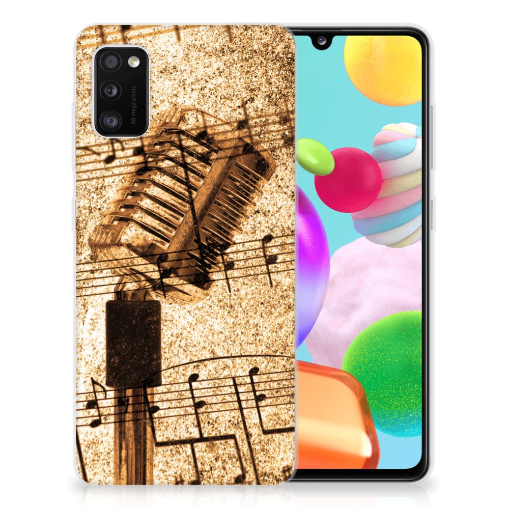 Samsung Galaxy A41 Siliconen Hoesje met foto Bladmuziek B2C Telecom