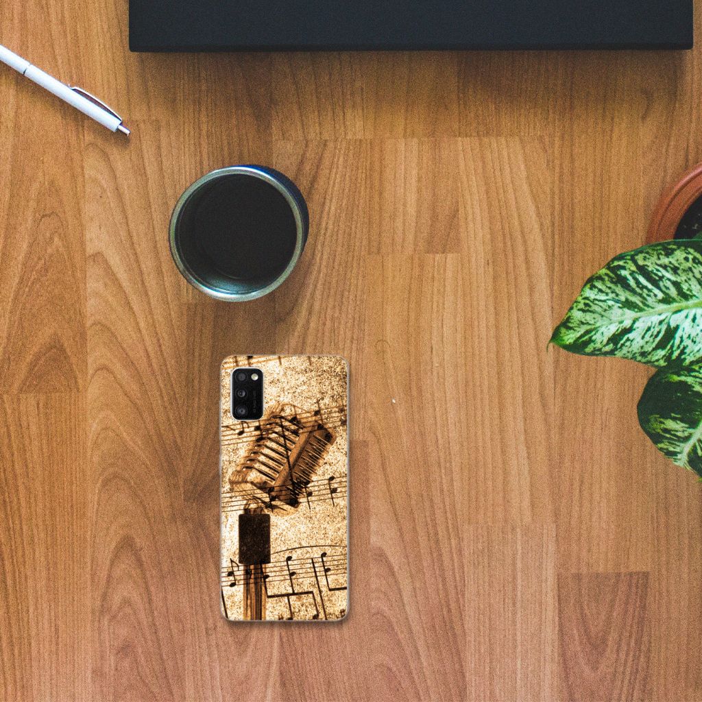 Samsung Galaxy A41 Siliconen Hoesje met foto Bladmuziek B2C Telecom