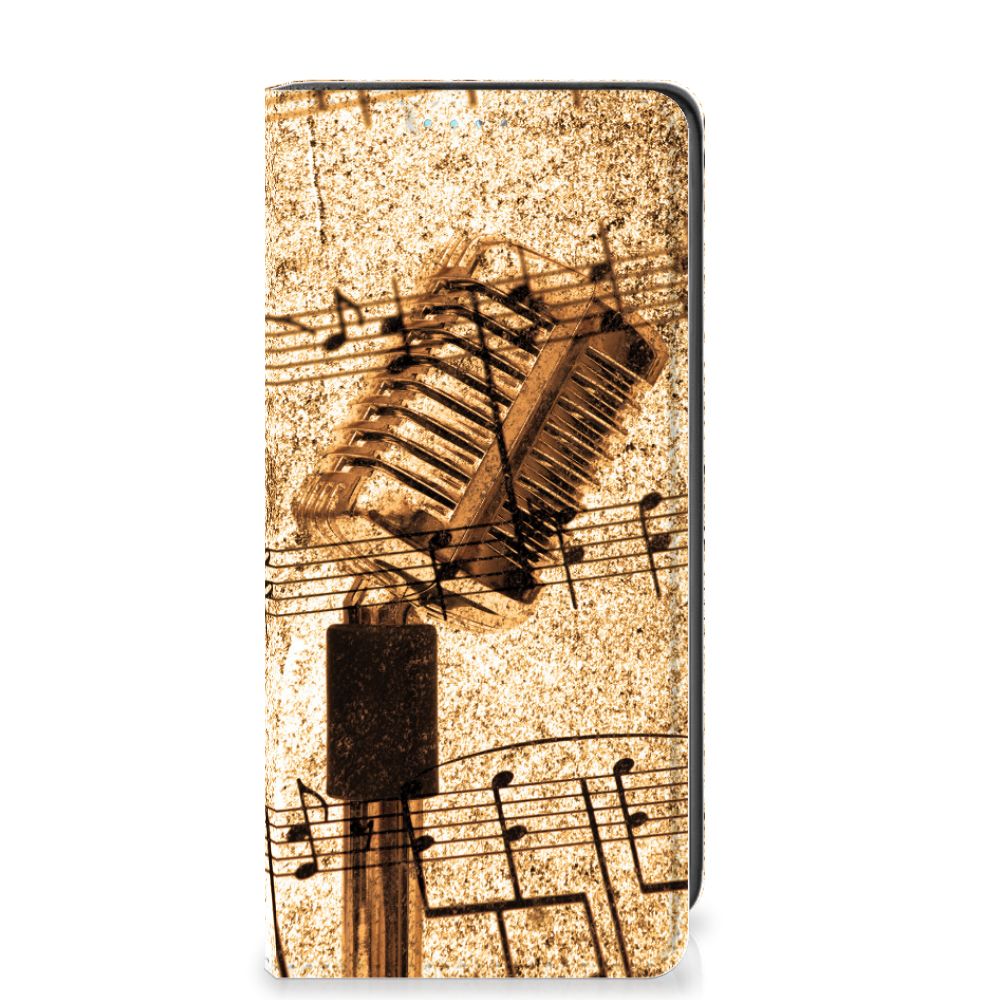 Samsung Galaxy A41 Stand Case Bladmuziek - B2C Telecom